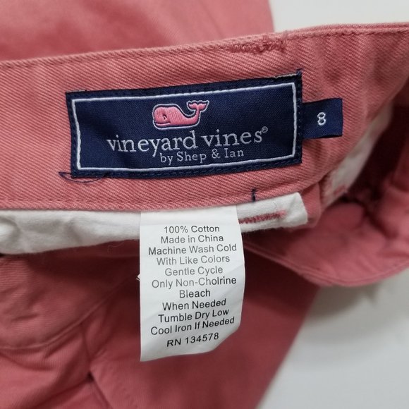 Vineyard Vines Flat Front Chino Pants - Size 8 - Picture 12 of 12
